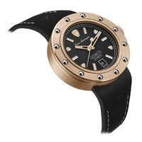 Tonino Lamborghini Cuscinetto Men's Rose Gold Black Watch TLF-T01-8