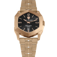 Tonino Lamborghini Novemillimetri Men's Rose Gold Black Watch TLF-T08-4-B