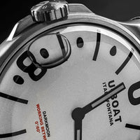 U-Boat Darkmoon 44mm White Curve SS Men's Watch U9542