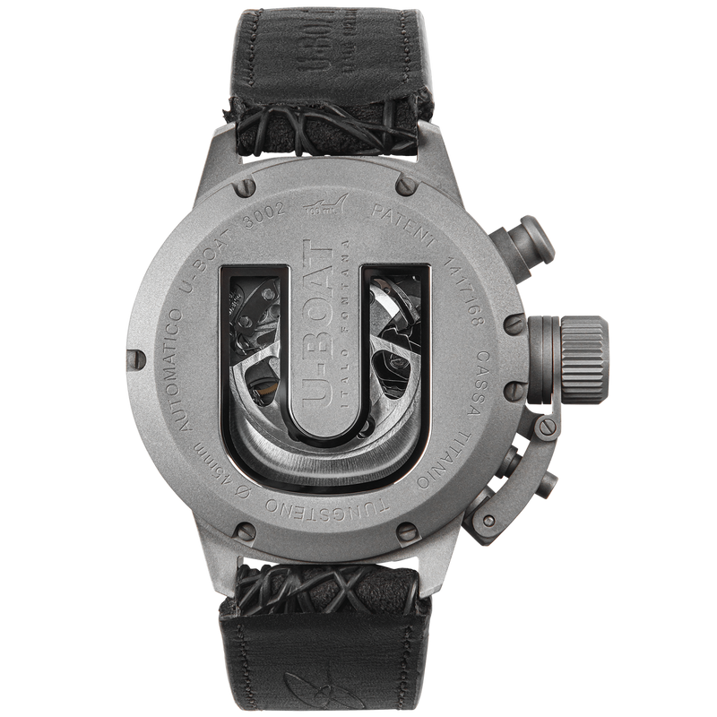U-Boat Classico 45 Titanium Tungsten Chronograph Men’s Grey Watch 3002