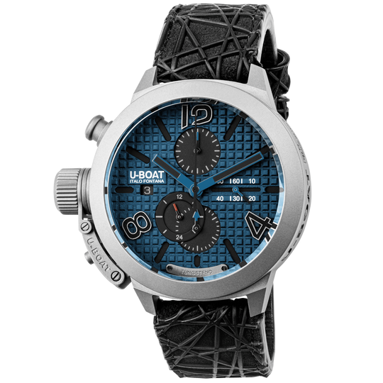 U-Boat Classico 45 Titanium Tungsten Chronograph Men’s Blue Watch 3003