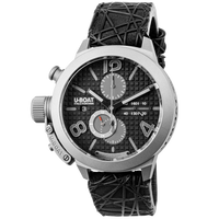 U-Boat Classico 45 Titanium Tungsten Chronograph Men’s Black Watch 3004