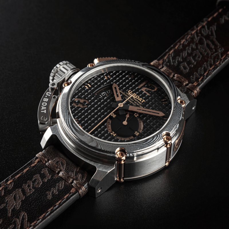 U-Boat Chimera Damascus Bronze Men’s Black Watch 3006