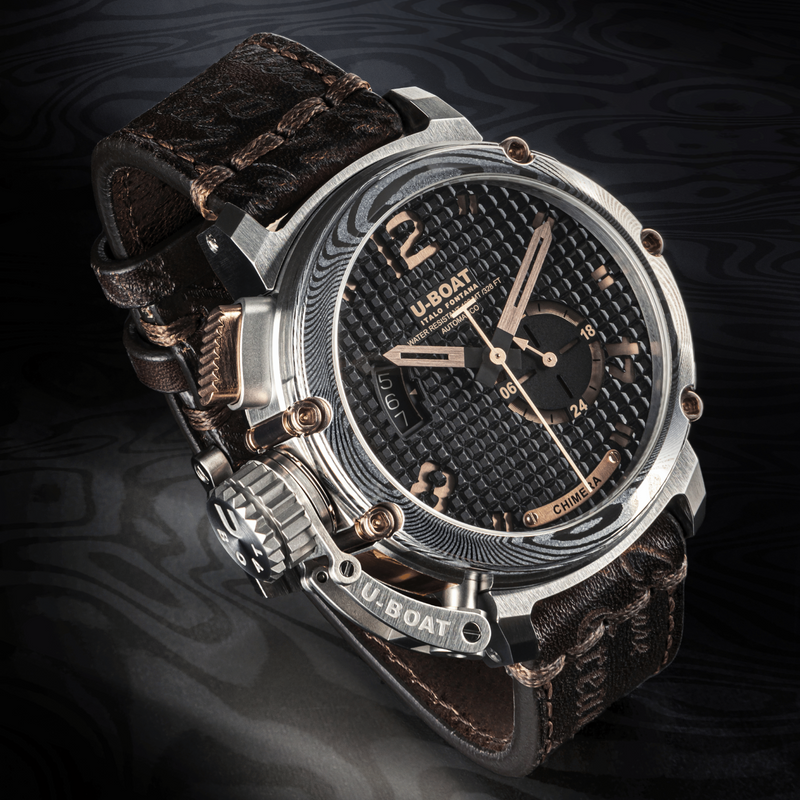 U-Boat Chimera Damascus Bronze Men’s Black Watch 3006