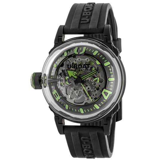 U-Boat U-65 Automatic Men's Black Green Watch 3347