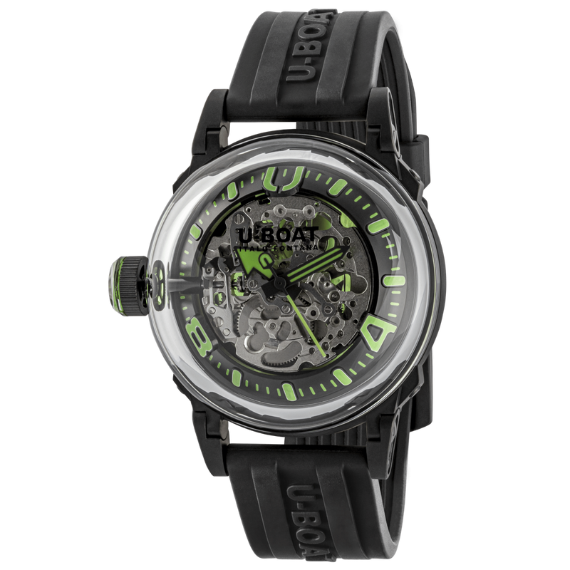 U-Boat U-65 Automatic Men's Black Green Watch 3347