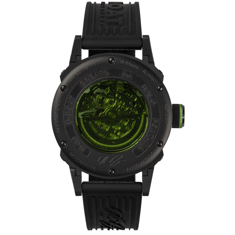 U-Boat U-65 Automatic Men's Black Green Watch 3347