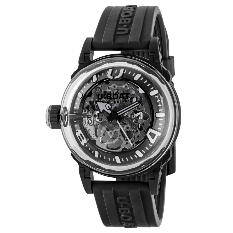 U-Boat U-65 Automatic Skeleton Men's White Watch 3349