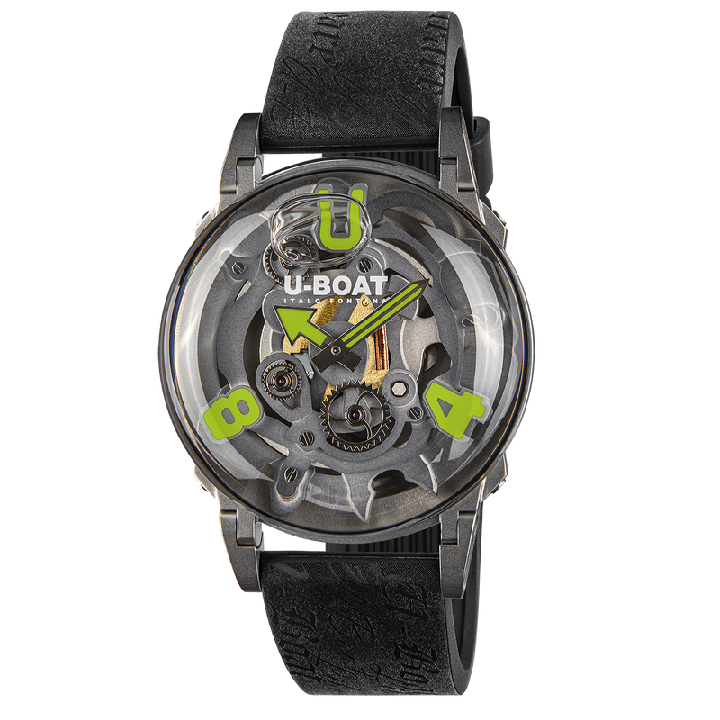 U-Boat U-65 Men’s Black Green Watch 3350