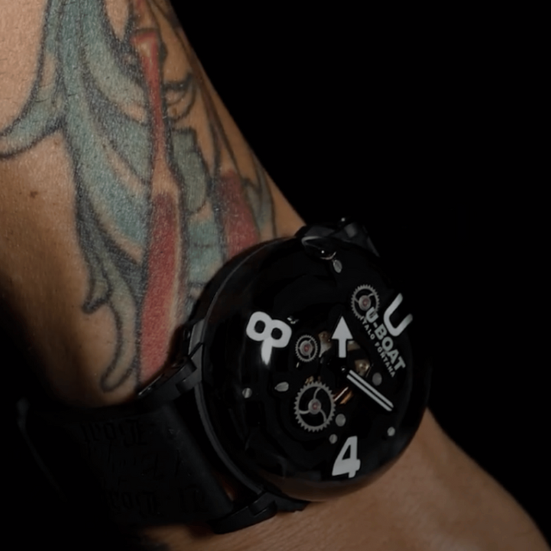 U-Boat U-65 Men's Black PVD Stainless Steel Watch 3355