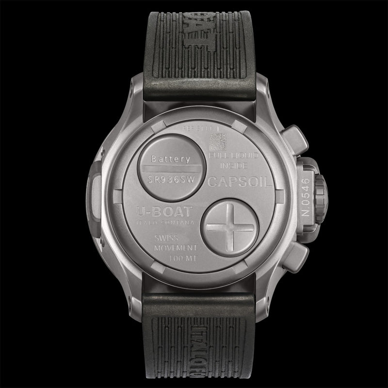 U-Boat Capsoil Chronograph Oil Immersion Men’s Black Watch 8111/E