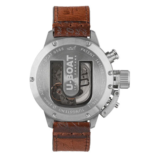 U-Boat Classico 45 Tungsten Chronograph Men’s Beige Brown Watch 9568/A