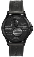 U-Boat Men's Watch Darkmoon 40 Red Glass Black PVD 9306