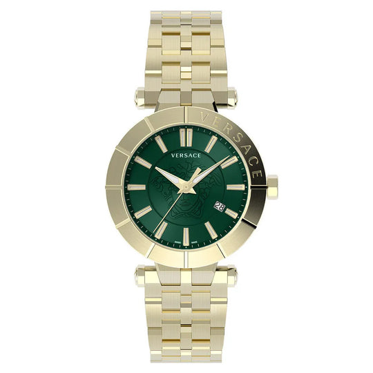 Versace Men's Watch V-Race 43mm Green Bracelet VE2B00621