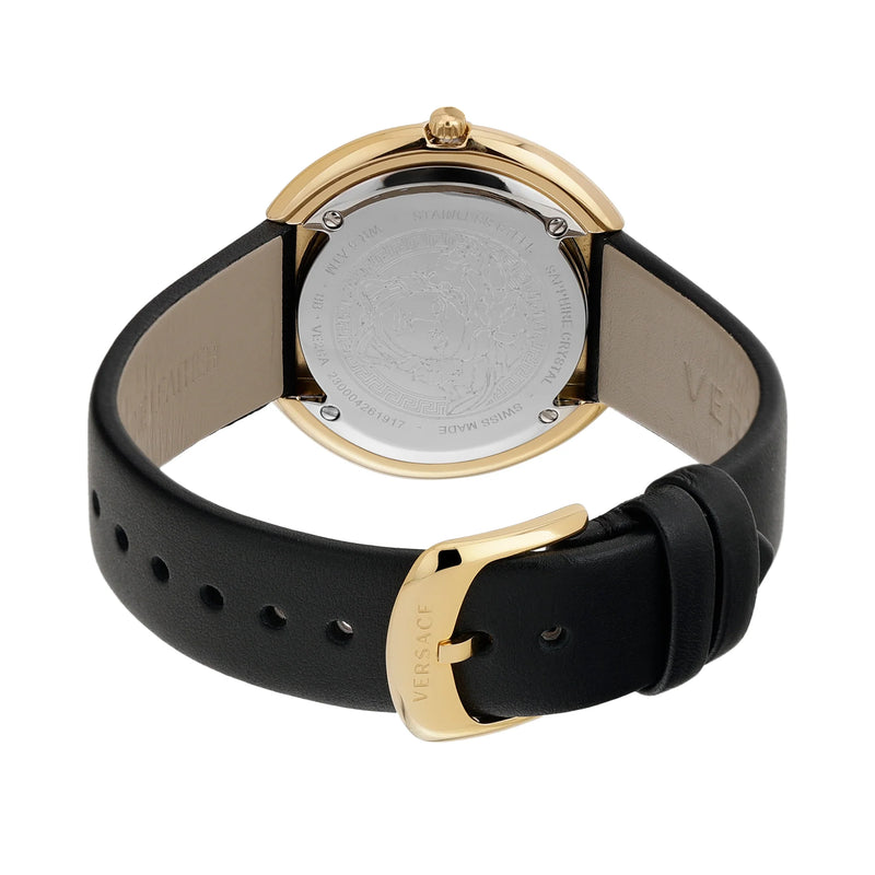 Versace Ladies Watch Thea 38mm Black Gold VE2CA0323