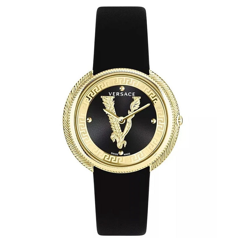 Versace Ladies Watch Thea 38mm Black Gold VE2CA0323