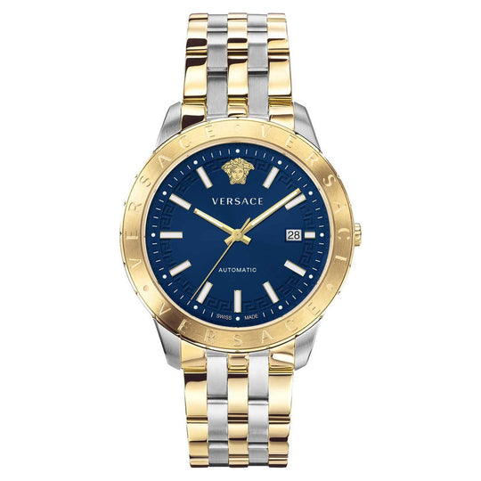 Versace Men's Watch Univers Automatic Blue Two-Tone Bracelet VE2D00421