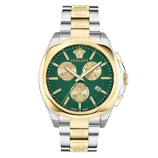 Versace Ladies Watch Chrono 40mm Green Bracelet VE3CA0623