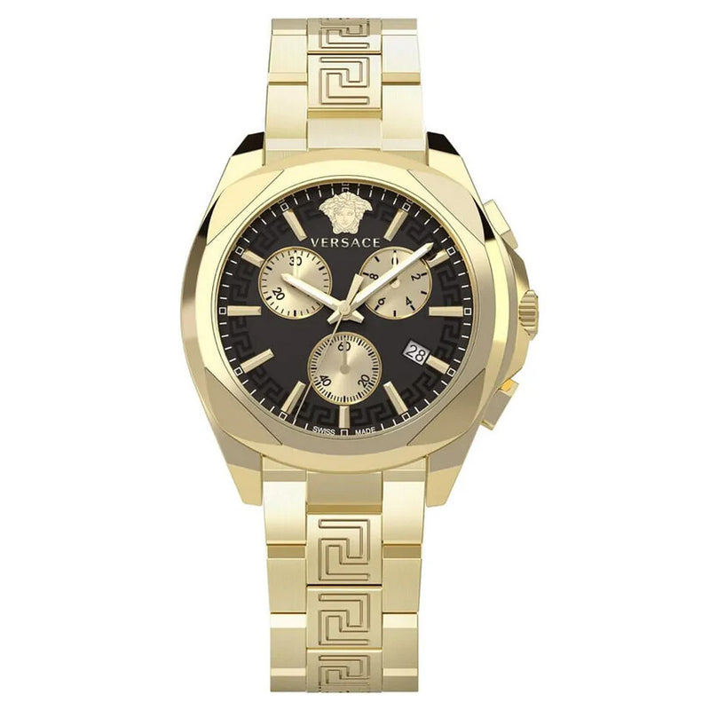 Versace Ladies Watch Chrono 40mm Gold Bracelet VE3CA0723