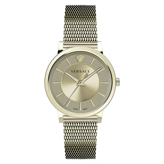 Versace Men's Watch V-Circle Gold Bracelet VE5A00720