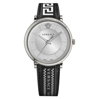 Versace Men's Watch V-Circle Silver Black VE5A01021