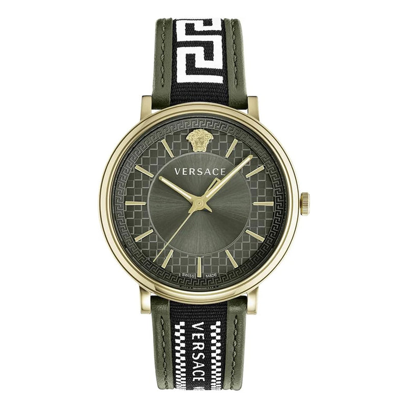 Versace Men's Watch V-Circle Green Gold VE5A01621