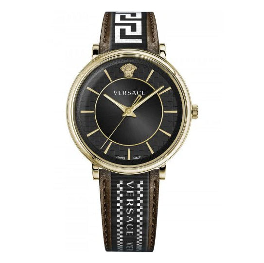 Versace Men's Watch V-Circle Brown Gold VE5A01721