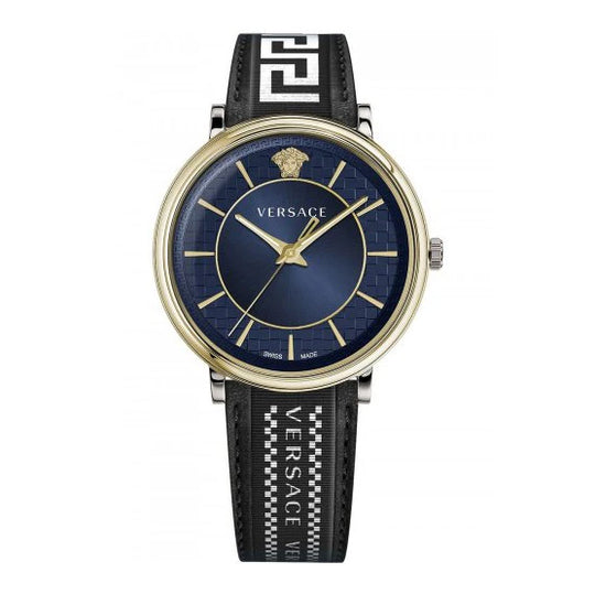 Versace Men's Watch V-Circle Blue Gold VE5A01821