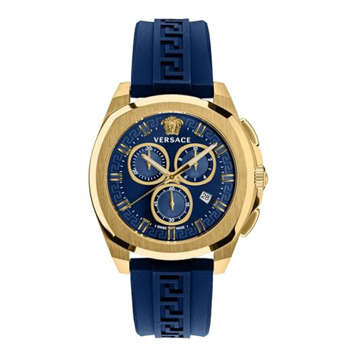 Versace Men's Watch Chrono Geo 43mm Blue VE7CA0323