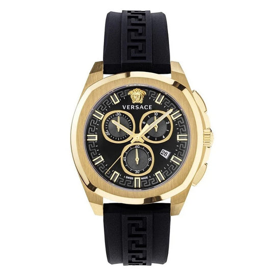 Versace Men's Watch Chrono Geo 43mm Black VE7CA0423