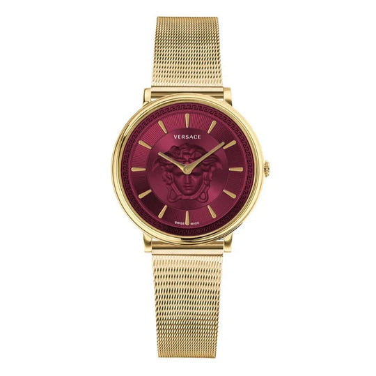 Versace Ladies Watch V-Circle 38mm Red Gold VE8102419