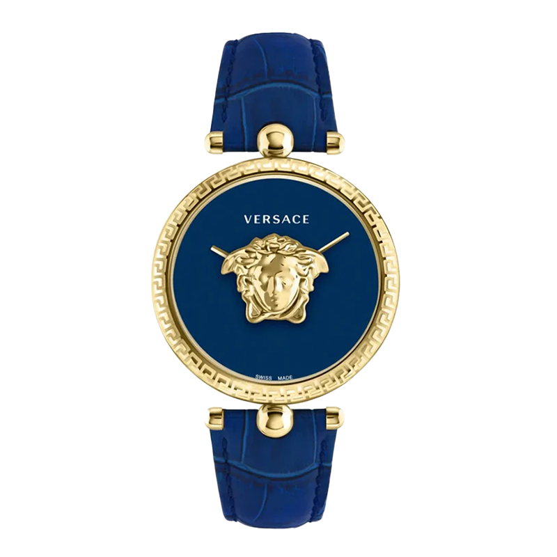 Versace Ladies Watch Palazzo Empire 39mm Blue Gold VECO02922