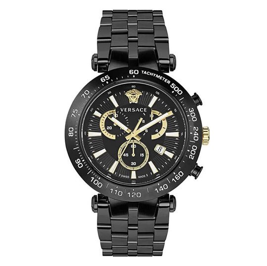 Versace Men's Watch Bold Chrono 46mm Black Bracelet VEJB00722
