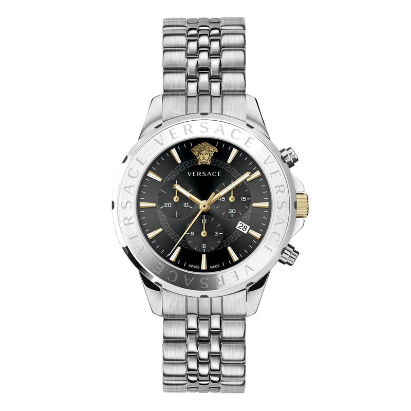 Versace Men's Watch Chrono Signature Black Bracelet VEV601523