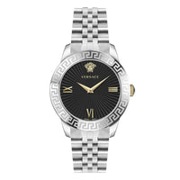 Versace Ladies Watch Greca Signature 38mm Black Silver VEVC00419