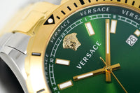 Versace Hellenyium 42mm Two Tone Green VE3A00720 - WatchPilot
