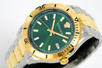 Versace Hellenyium 42mm Two Tone Green VE3A00720 - WatchPilot