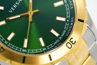 Versace Hellenyium 42mm Two Tone Green VE3A00720 - WatchPilot
