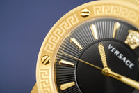 Versace Ladies Watch Greca Logo Gold Black VEVH00820 - WatchPilot