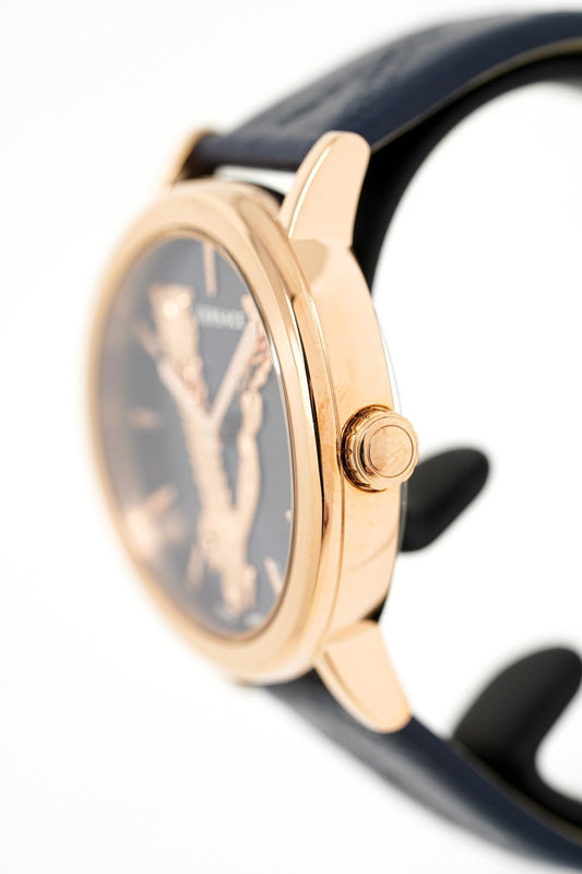 Versace Ladies Watch Virtus Blue IP Gold VERI00420 - WatchPilot