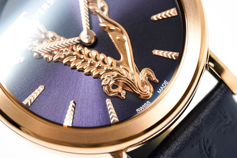 Versace Ladies Watch Virtus Blue IP Gold VERI00420 - WatchPilot