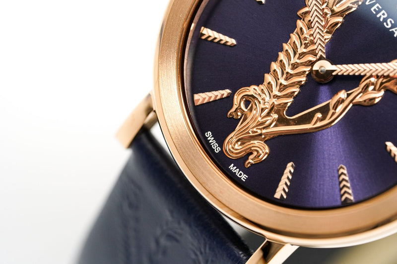 Versace Ladies Watch Virtus Blue IP Gold VERI00420 - WatchPilot