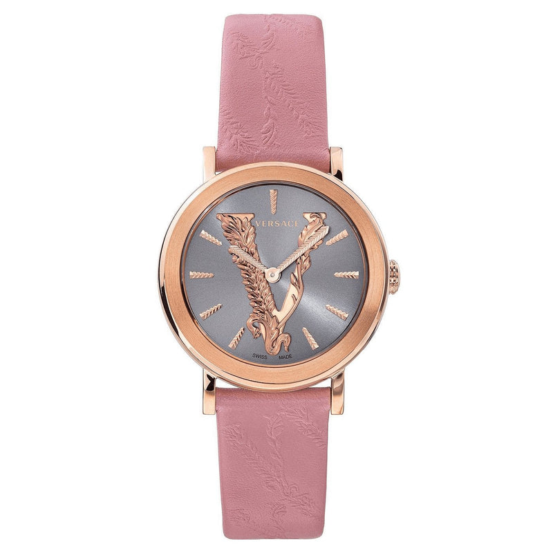 Versace Ladies Watch Virtus IP Rose Gold Pink VEHC00319 - WatchPilot