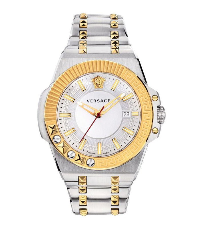 Versace Men's Chain Reaction Two-Tone Silver VEDY00519 - WatchPilot