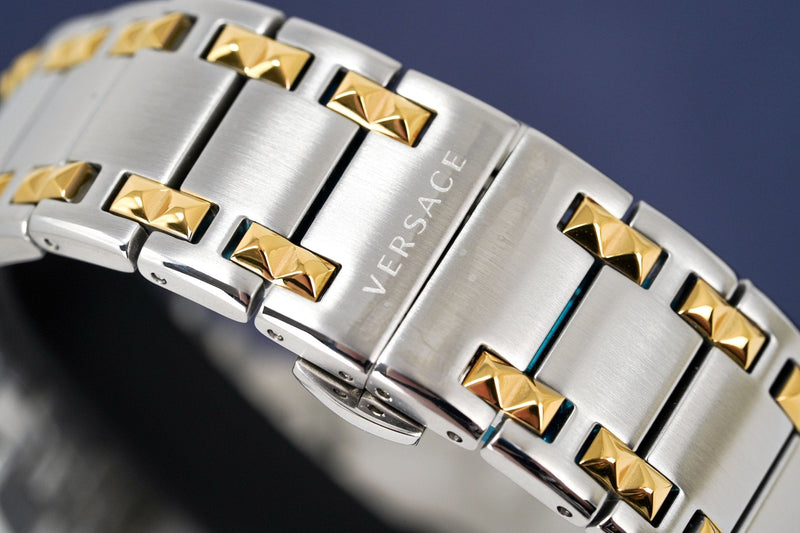 Versace Men's Chain Reaction Two-Tone Silver VEDY00519 - WatchPilot