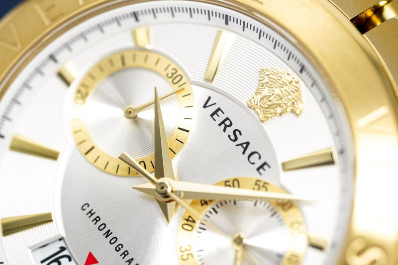 Versace Men's Chronograph Watch Aion Gold VBR060017 - WatchPilot