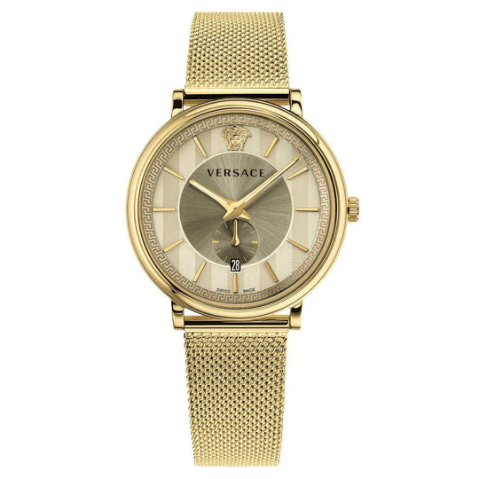 Versace Men's V-Circle Yellow Gold VBQ070017