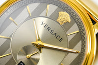 Versace Men's V-Circle Yellow Gold VBQ070017 - WatchPilot