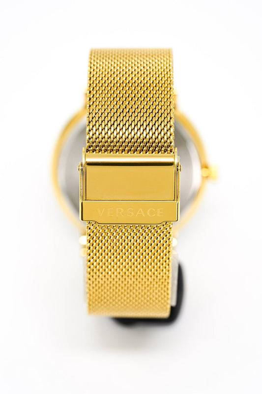 Versace Men's V-Circle Yellow Gold VBQ070017 - WatchPilot
