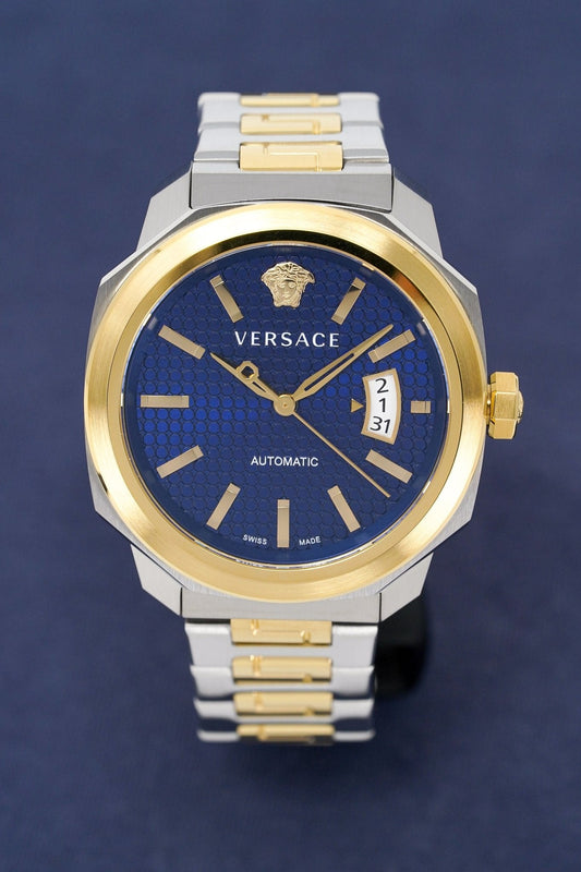 Stainless Steel Versace Dylos Automatic Watch Versace Men's Watch